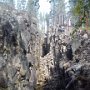 Old shaft of Cu-Au-Fe deposits, Nautanen  area, (Fot. Dorota Pietruszka)